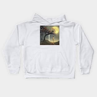 Midnight moon Kids Hoodie